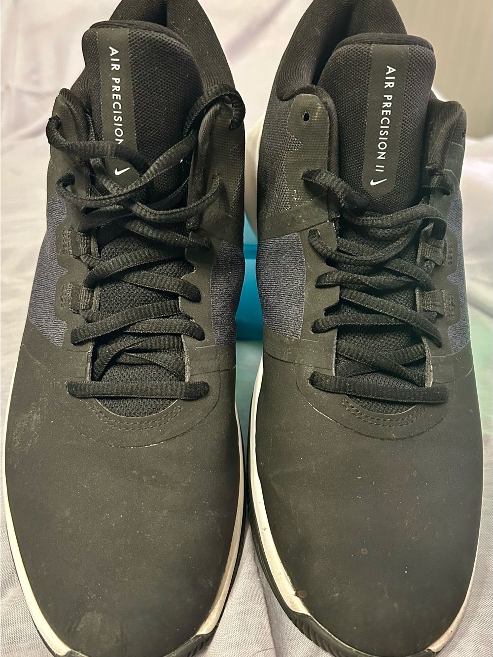 Nike Air Precision II Men's Black Athletic Sneakers